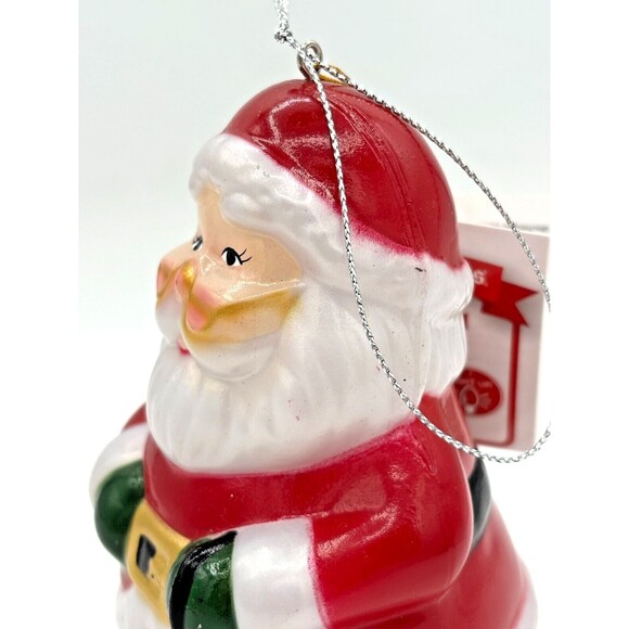 Mr Christmas Santa Blow Mold Ornament Macys‎ Battery Operated LED w/Timer Indoor - Picture 10 of 11